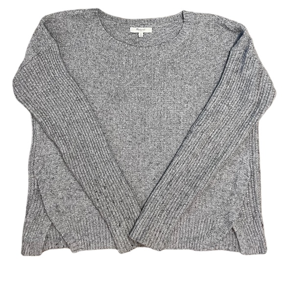 Madewell Gray Drop Shoulder Sweater Size XS - Picture 1 of 9